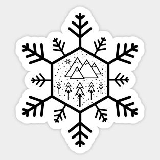 PNW Winter Adventures Sticker